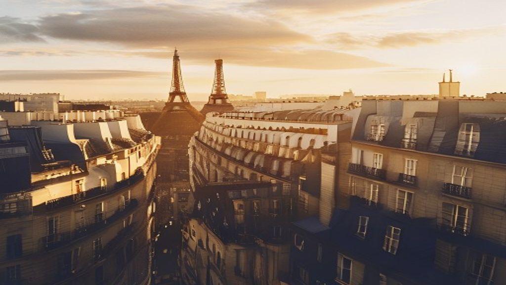 Paris au soleil couchant — visuel illustratif